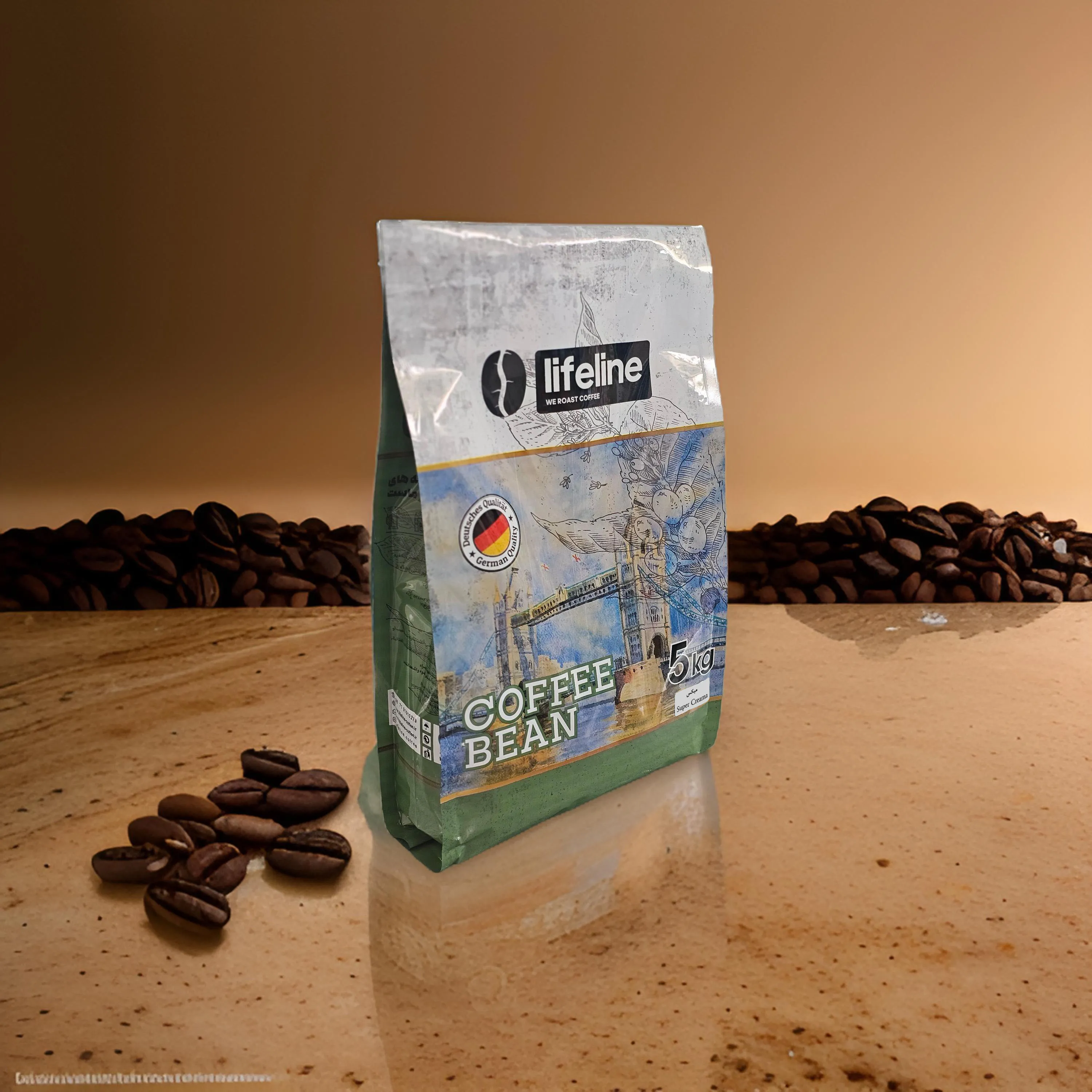 خرید قهوه میکس Super Creama - روبوستا 100 - 1 کیلویی
