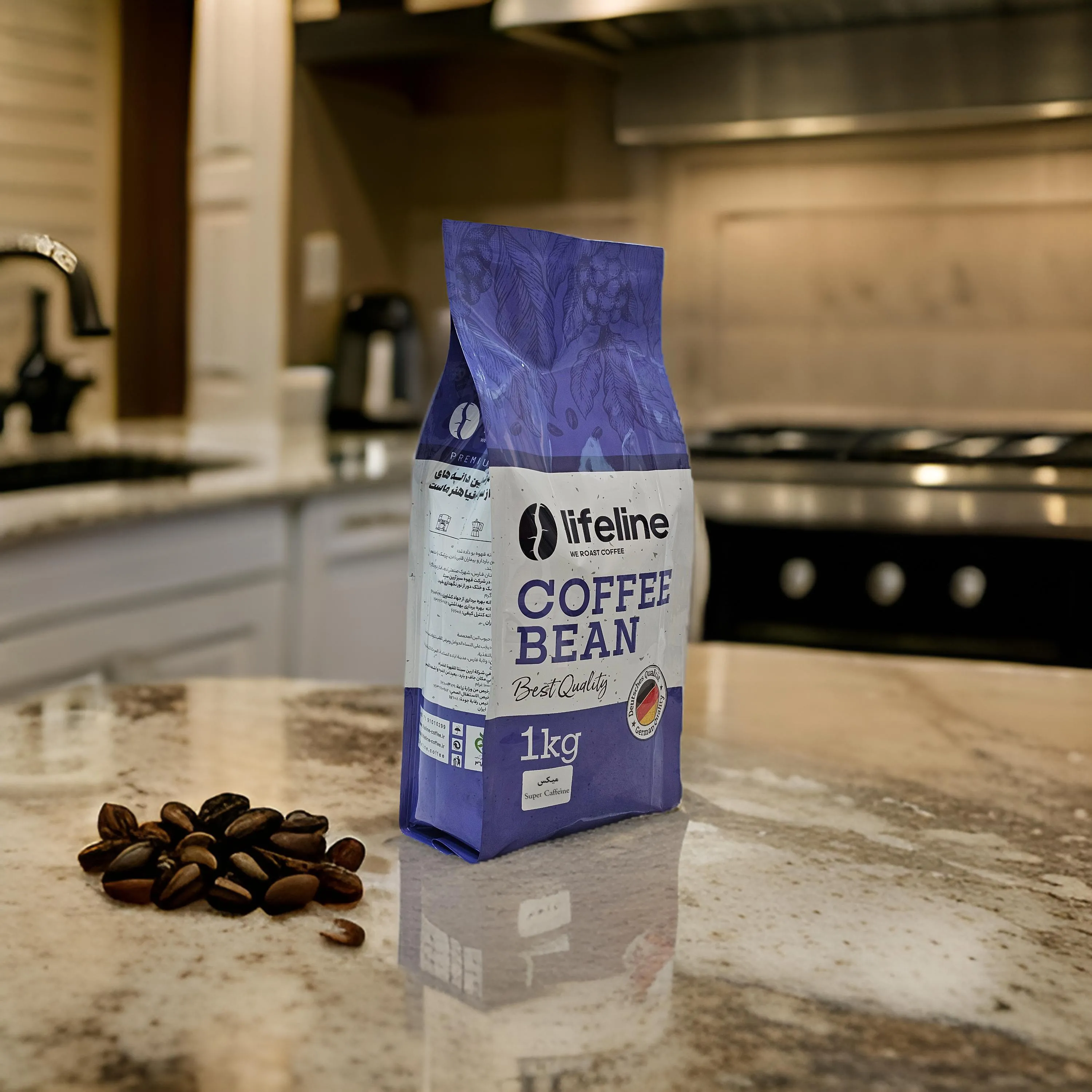 خرید عمده قهوه میکس Super Caffein - روبوستا 100 - 1 کیلوگرم